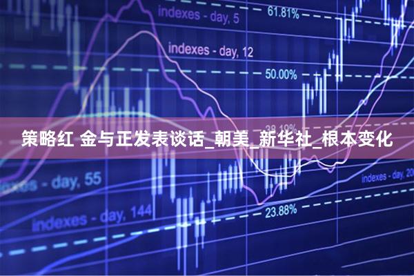 策略红 金与正发表谈话_朝美_新华社_根本变化